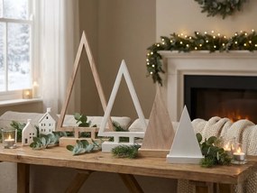 Dekoratív karácsonyi fák NORDIC FOREST, készlet 4 db