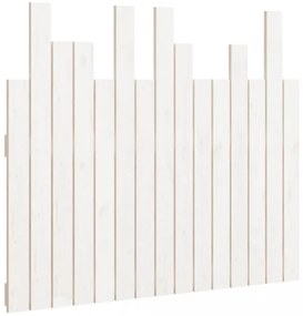 fehér tömör fenyőfa fali fejtámla 95,5 x 3 x 80 cm