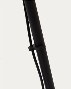 Fekete LED dimmelhető állólámpa (magasság 160 cm) Orey – Kave Home