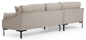 Leo világosbézs sarokkanapé, bal oldali - Artie