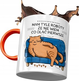 Narancssárga Bögre Vicces Mi Lemaradás Első Nyomtatott Fotóval