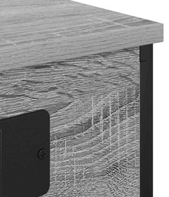 Éjjeli Szekrények 2 pcs Szürke sonoma 41 x 31 x 76 cm Faanyag