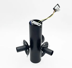 Mennyezeti lámpatest SFERIO 3xE14/5W/230V fekete/füstfekete