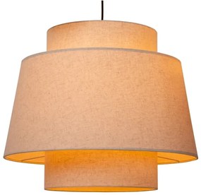 Lucide 21435/13/38 - Csillár zsinóron TRIBUTE 3xE27/40W/230V krémes