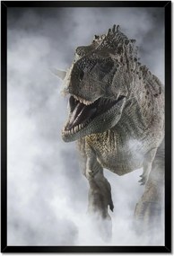 Poszterek keretben 40x60 Ekriksinatosaurus a füstben