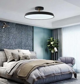 Toolight Szerszámlámpa - Mennyezeti lámpa 50 cm 5xE27 60W APP860-C, fekete-arany, OSW-08956