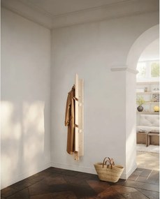 Natúr színű borovi fenyő fali fogas 26 cm Keeper – Karup Design