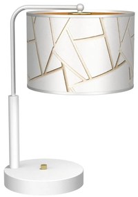 Milagro Asztali lámpa ZIGGY 1xE27/60W/230V fehér/arany MI1563