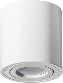 Led Mennyezeti Lámpa Halogén Falra szerelhető Kerek Mozgatható Tubus GU10 Fehér