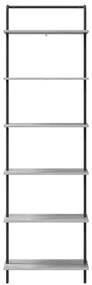 Könyvespolc Szürke sonoma 60 x 24 x 203 cm Faanyag