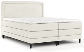 Krémszínű boxspring ágy 160x200 cm Dove – Maison de Rêve