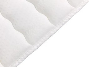Franciaágy 140 cm Moritena (krém) (ágyráccsal és matraccal) (tárolóhellyel). 1104178