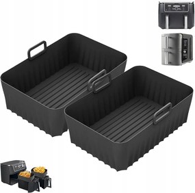 Szilikon utántöltő Ninja airfryerhez forma olajsütő kosár 2db