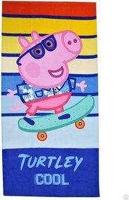 Peppa malac Turtley Cool fürdőlepedő, strand törölköző 70x140cm