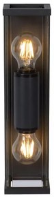 Lucide 27885/02/30 - Kültéri fali lámpa CLAIRE 2xE27/15W/230V IP54