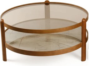 Golf 100 - Walnut, Grey Marble