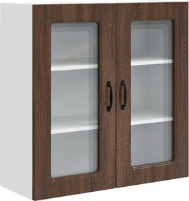 vidaXL Konyhaszekrény Kalmar Barna Tölgy 80 x 31 x 80 cm Faanyag