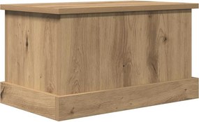 vidaXL kézműves tölgy színű szerelt fa tárolódoboz 30 x 50 x 28 cm