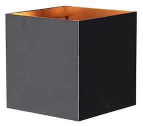 Kültéri fali lámpa fekete arannyal, LED-del, 2-lámpás, IP54 - Edwin