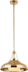 ELSTEAD QN-PALMETTO-P-MPB PALMETTO Glamour Függesztett Lámpa Sárgaréz E27 IP20