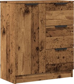 vidaXL antik fa színű szerelt fa tálalószekrény 60 x 30 x 70 cm