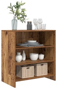 Büfé Régi Fa 70x41x75 cm Gépelt Fa