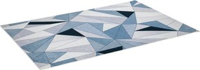 HOMCOM Modern Velúr Gyémántmintás Nappali Szőnyeg 230x160 cm Csúszásgátló Alappal | Aosom
