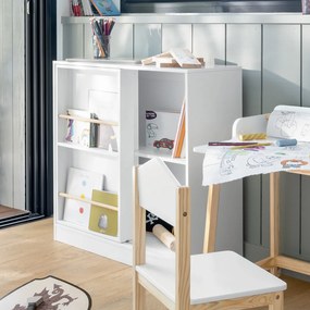 SLIDE fehér csúszó könyvtár