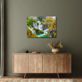 Kép - Plitvicei-tavak Nemzeti Park (70x50 cm)