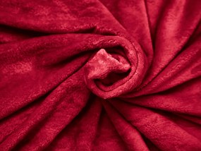 Piros CALMI mikroplüss takaró 150x200 cm