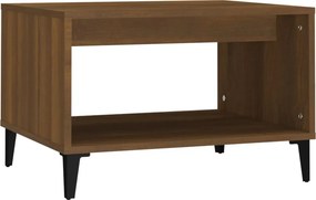 vidaXL barna tölgyszínű szerelt fa dohányzóasztal 60x50x40 cm