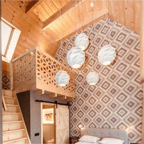 Design hajlított lemez gömb hasmagassággal modern Reus E27 a nappaliba