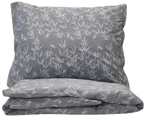 Bambo szürke pamut lepedők 200x140cm+90x70cm TiaHome - 1x Párna 90x70cm, 1x Paplan 140x200cm