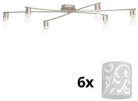 Eglo Eglo - LED Mennyezeti lámpa MY CHOICE 6xE14/4W/230V  króm/fehér EG31115H