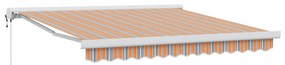 Automatikus Behúzható Napellenző Csíkos 300x250 cm