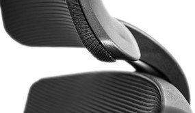 Ello ergonómikus irodai forgószék deréktámasszal, fejtámasszal, 3D Air mesh hálós