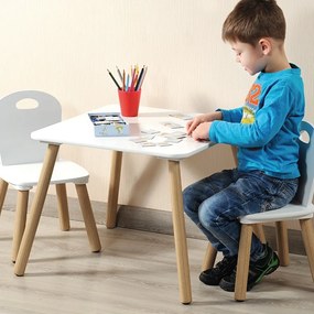 Kesper 17712 White gyerekasztal és 2 szék