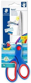 Olló, hobbi, 21 cm, STAEDTLER Noris&amp;reg; 965, kék (TS96521NBK)