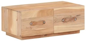 Tömör újrahasznosított fa dohányzóasztal 90 x 50 x 35 cm