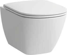 Laufen Lua wc soft close ülőkével felakasztható fehér fényes felülettel hátsó kifolyással H8660800000001