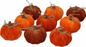 9 db-os sütőtök szett narancssárga színben 7cm