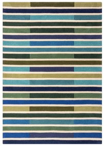 Zöld gyapjú szőnyeg 230x160 cm Piano - Flair Rugs