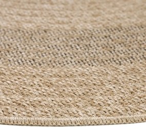 Fekete-bézs kerek kültéri szőnyeg ø 120 cm Comilla – Ayyildiz Carpets