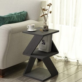 Albeni Black Wooden konzolasztal