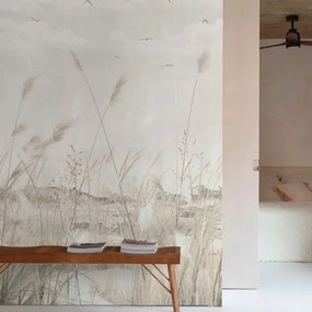 Falikép Fű tájkép a szélben Grandeco 207701