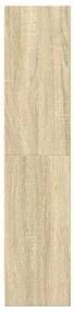 sonoma tölgy színű szerelt fa könyvespolc 60 x 24 x 109 cm