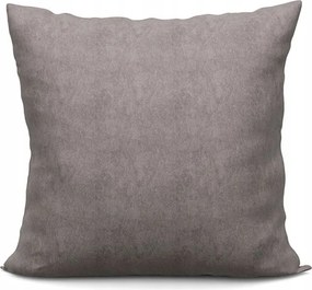 Dekoratív párnahuzat, 45x45cm barna-szürke