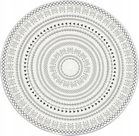 Kerek keleti mintás szőnyeg Zenit nappaliba 100x100 cm