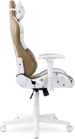 Irodai Forgószék Fehér/Barna Színben.CANDY