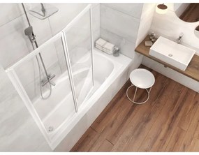 Ravak CP11000000 - VANDA fürdőkád 160x70 cm akril/fényes fehér